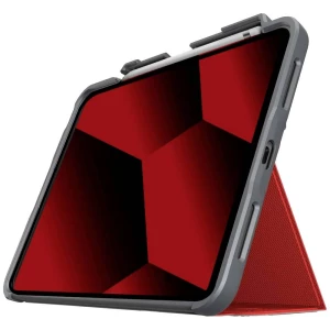 STM Goods Dux Plus etui s poklopcem Pogodno za modele Apple: iPad 10.9 (10. generacija) crvena, prozirna slika