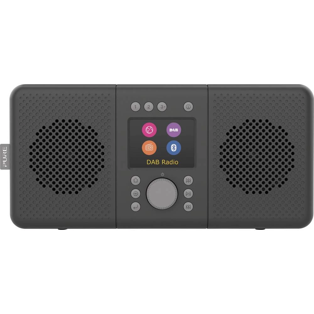 Pure    Elan Connect+    internet stolni radio    internet, DAB+ (1012), ukw    aux, Bluetooth, DAB+, internetski radio , ukw, WLAN        funkcija alarma    crna slika