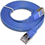 LAN (RJ45) Mreža Priključni kabel CAT 6 U/FTP 0.5 m Plava boja plosnati Slim Wirewin