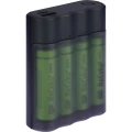 Punjač okruglih stanica Nikalj-metal-hidridni Uklj. akumulator GP Batteries Charge Anyway X411 Micro (AAA), Mignon (AA) slika