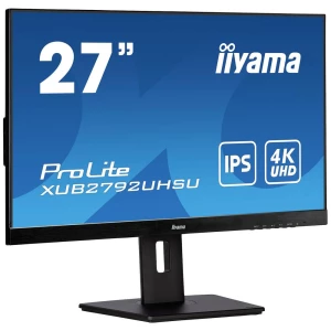 Iiyama ProLite LED zaslon Energetska učinkovitost 2021 F (A - G) 68.6 cm (27 palac) 3840 x 2160 piksel 16:9 4 ms HDMI™, DisplayPort, slušalice (3.5 mm jack), USB IPS LED slika