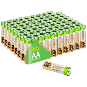 GP Batteries Super mignon (AA) baterija alkalno-manganov  1.5 V 80 St. slika
