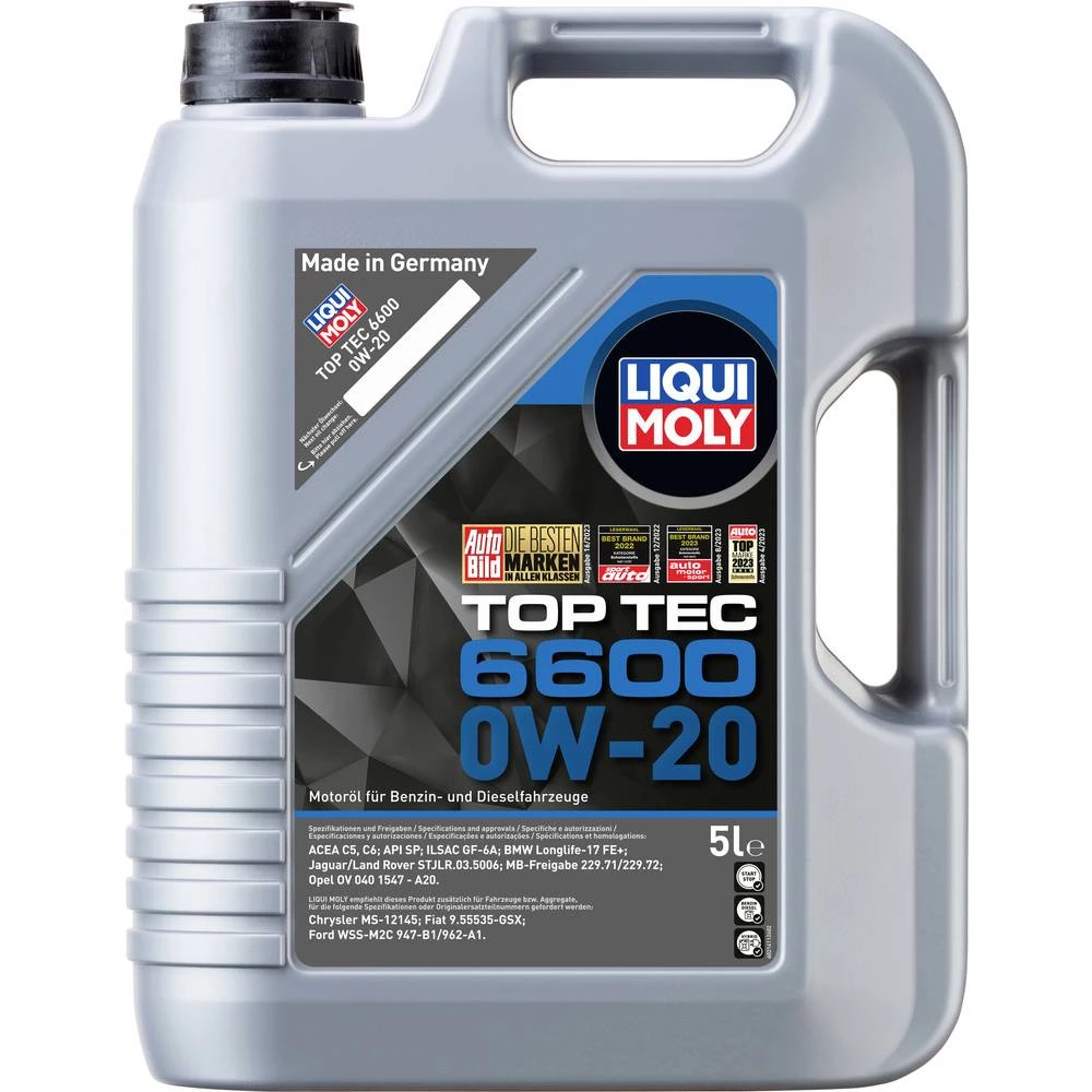 Liqui Moly Top Tec 6600 0W-20 21441 motorno ulje 5 l slika