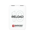Skross Reload 10 powerbank (rezervna baterija) 10000 mAh  li-ion  bijela prikaz statusa slika