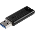 Verbatim Pin Stripe 3.0 USB Stick 64 GB Crna 49318 USB 3.0 slika