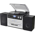 soundmaster MCD5550SW stereo uređaj aux, Bluetooth, cd, DAB+, kaseta, gramofon, radio snimač, sd, ukw, USB, funkcija snimanja, uklj. daljinski upravljač, uklj. kutija zvučnika, funkcija alarm