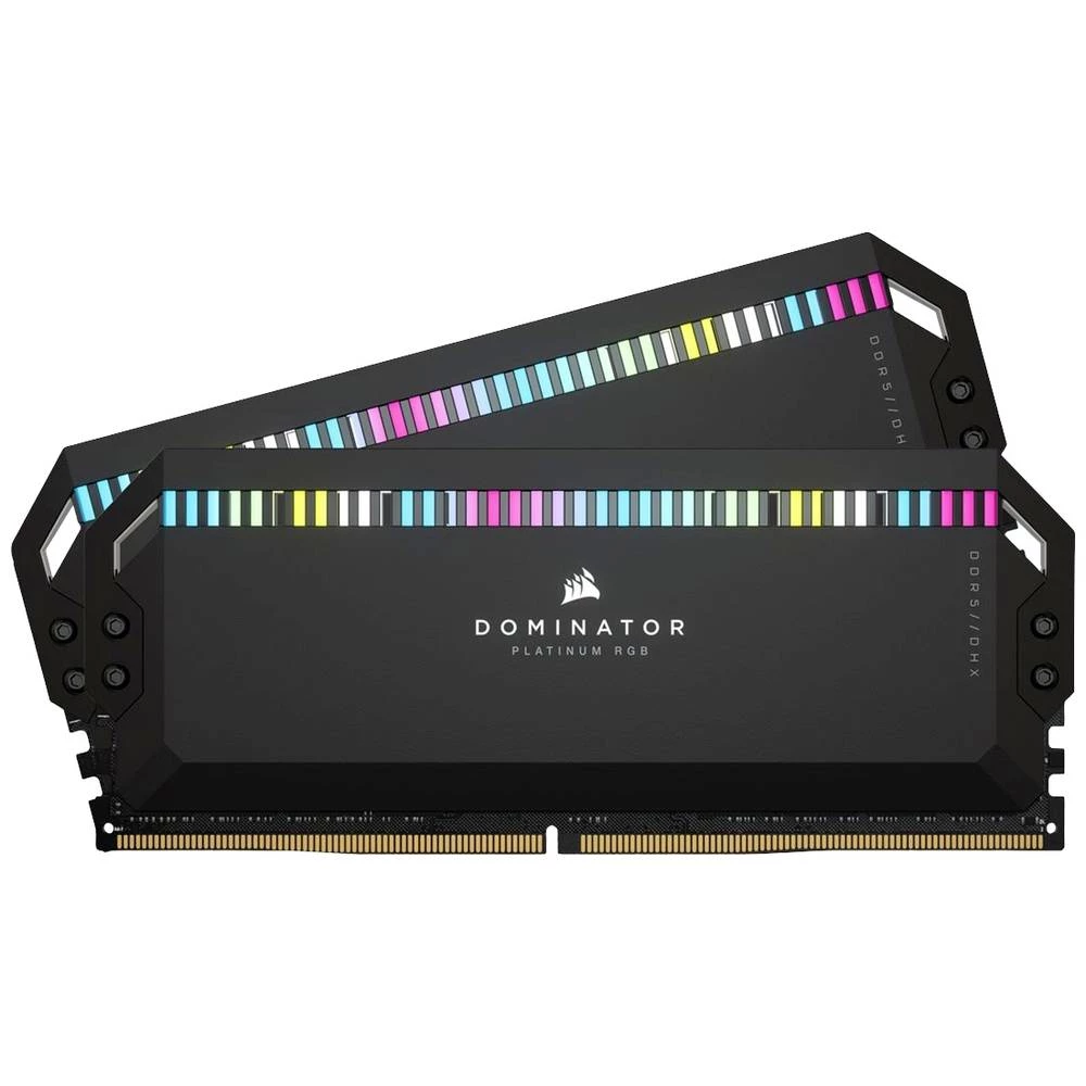 Corsair DOMINATOR PLATINUM RGB DDR5 komplet radne memorije za računalo DDR5 32 GB 2 x 16 GB na ECC-u 6000 MHz 288pin DIMM CL36-36-36-76 CMT32GX5M2D6000Z36 slika