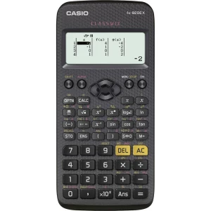 Casio FX-82DEX školski kalkulator crna Zaslon (broj mjesta): 12 baterijski pogon (Š x V x D) 77 x 14 x 166 mm slika
