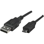 Arduino AG USB 2.0 Priključni kabel [1x Muški konektor USB 2.0 tipa A - 1x Muški konektor USB 2.0 tipa Micro B] 1.80 m Crna