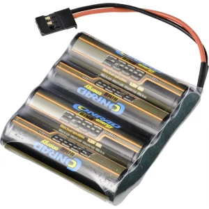 Conrad energy NiMH akumulator za prijemnike modela 4.8 V 2300 mAh side by side futaba priključnica slika