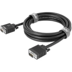club3D VGA priključni kabel VGA 15-polni utikač, VGA 15-polni utikač 3 m crna CAC-1703 mogućnost vijčanog spajanja, pozlaćeni kontakti VGA kabel