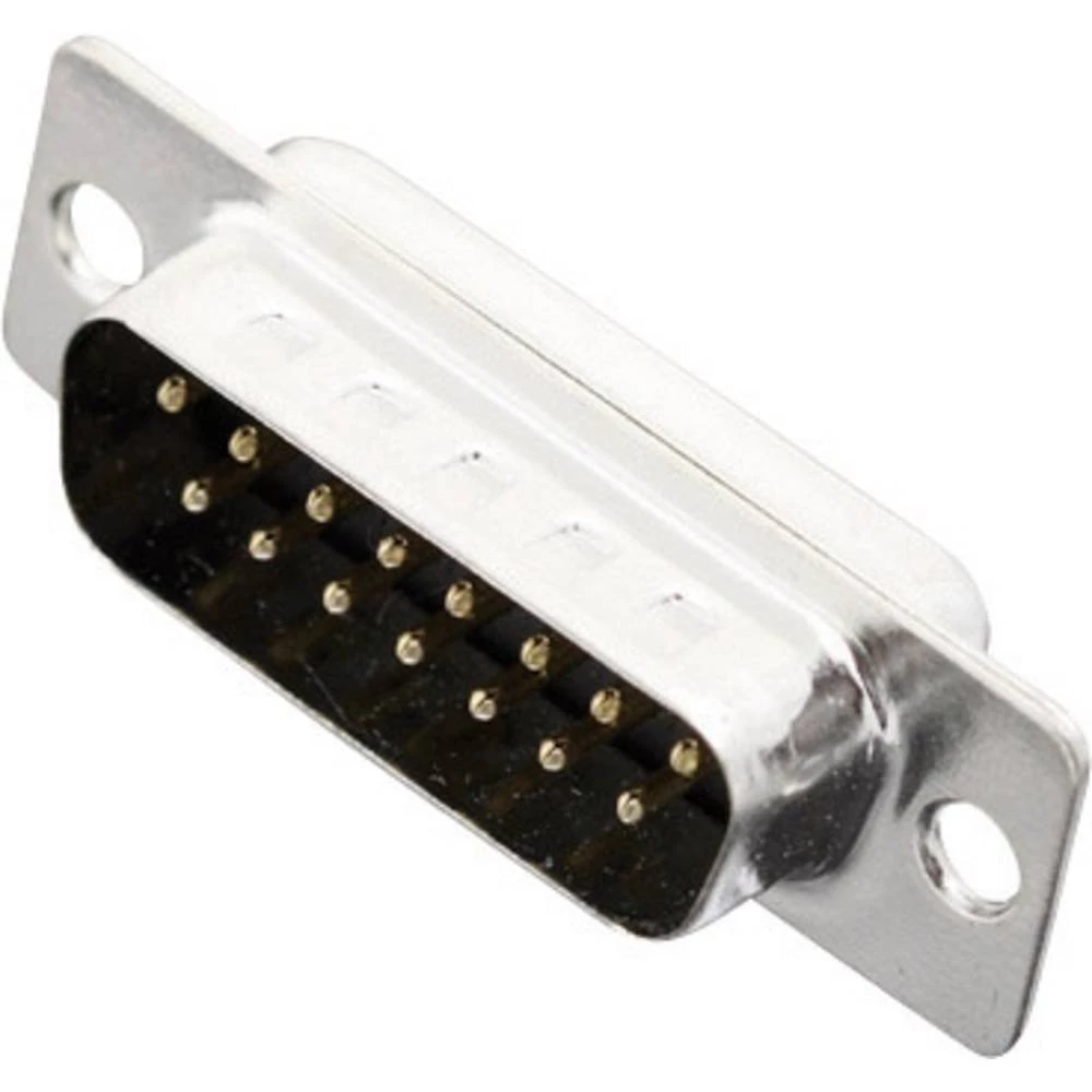 MH Connectors MHDB15-SP 2101-0180-02 D-Sub pinski konektor 180 ° Broj polova (broj): 15 lemni kup 1 St. slika