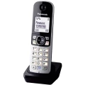 DECT bežični telefon Panasonic KX-TGA681EXB crne boje, srebrne boje slika