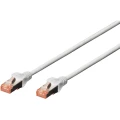 Digitus DK-1644-200 RJ45 mrežni kabel, Patch kabel cat 6 S/FTP 20.00 m siva bez halogena, upleteni parovi, sa zaštitom za nosić, vatrostalan 1 St. slika