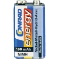 NiMH blok-akumulator od 9 V Conrad energy, 160 mAh slika