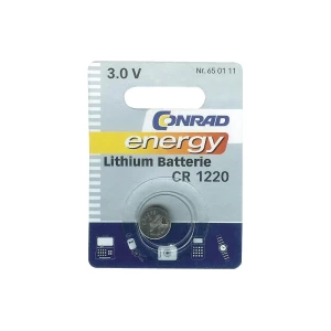 Litijumska dugmasta baterija Conrad energy CR 1220 slika