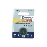 Litijumska dugmasta baterija Conrad energy CR 2025