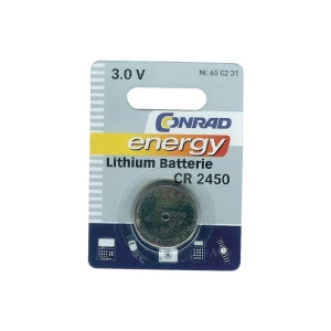 Litijumska dugmasta baterija Conrad energy CR 2450 slika