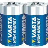 Alkalne mono baterije VARTA High Energy, komplet od 2 komada