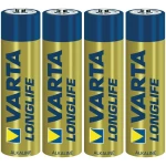 Alkalna mikro baterija VARTA Longlife, komplet od 4 komada