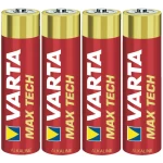 Komplet od 4 alkalne mikro baterije VARTA Max Tech
