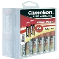 Alkalne baterije Camelion u kutiji, tipa AA, 1,5 V, 24 komada, Mignon, LR06, LR6 slika