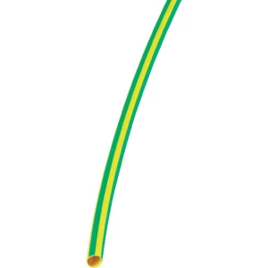 Set termo skupljajućih cijevi (10 x 20 cm), HIS-3 3:1, zelena-žuta, HellermannTy slika