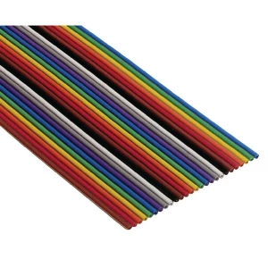 Plosnati kabal z barvno lestvico 3302, br. polova: 20, 0.080 mm slika