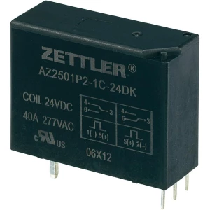 Bistabilni snažan relej Zettler Electronics AZ2501P2-1C-24DK, 24 V/DC, 1 x prekl slika