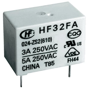 Mrežni relej Hongfa HF32FA/005-HSL2 (610), 5 V/DC, 1 x radnik., 5 A, 30 V/DC/250 slika