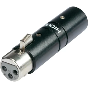 XLR-adapter 3-pinski XLR utična 3-pinsko XLR utičnico, br.polov: 3/3 HI-X3X3-FM slika