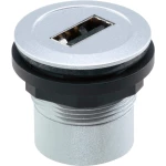 USB ugradbena utičnica 2.0 RRJ_USB_AA, metalna, Schlegel