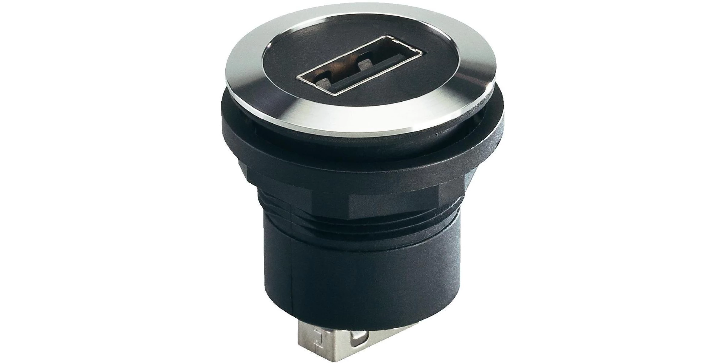 Kupite USB ugradbena utičnica 2.0 RRJVA_USB_AA, metalna, Schlegel