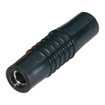 Konektor KP 4000 4 mm crni priključak=navojni za maks. 2,5 mm