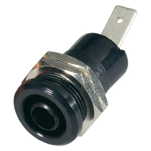Sigurnosni ugradbeni ženski konektor BU 4600, O klina: 4 mm,4,8 mm plosnati pri slika
