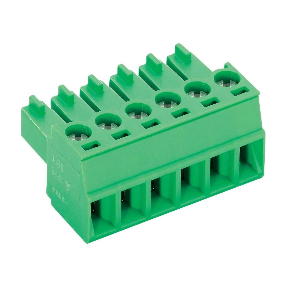 Utične spojke serije AK(Z)1550, raster: 3.5 mm, 9 A, zelena,PTR slika