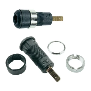 Ugradbeni ženski konektor SLB2-F2,8 Plosnati utikač, 2,8 mm x0,8 mm, bijela 65. slika