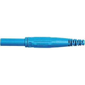 Aksialni sigurnosni konektor XK-410 4 mm plavi priključak=vijčani 66.9155-23 Mu slika