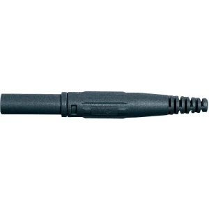 Aksialni sigurnosni konektor XK-410 4 mm crni priključak=vijčani 66.9196-21 Mul slika
