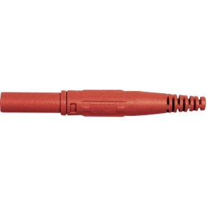 Aksialni sigurnosni konektor XK-410 4 mm crveni priključak=vijčani 66.9196-22 M slika