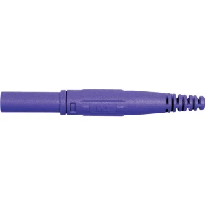 Aksialni sigurnosni konektor XK-410 4 mm ljubičasti priključak=vijčani 66.9196- slika