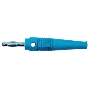 Lamelni utikač s poprečnom rupomL-41Q 4 mm plavi 64.9199-23 MultiContact slika
