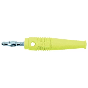 Lamelni utikač s poprečnom rupomL-41Q 4 mm žuti 64.9199-24 MultiContac slika