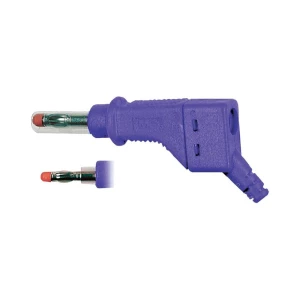 Lamelni utikač XZGL-425 4 mm ljubičasti priključak=vijčani 66.9328-26 MultiCont slika