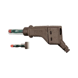 Lamelni utikač XZGL-425 4 mm smeđa priključak=vijčani 66.9328-27 MultiContact slika