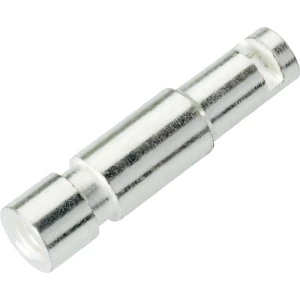 Spojna utičnica, ravan utikač, Ozatika: 2.4 mm, priklop za lemljenje, srebrn, KP slika