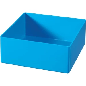 Plastični ulošci za kutije, vanjske mjere: 108 x 108 x 45 mm, plave boje slika