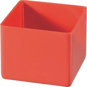 Plastični ulošci za kutije, vanjske mjere: 54 x 45 x 54 mm,crvene boje slika