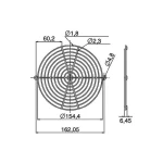 Zaštitna rešetka za ventilatorPanasonic ASEN58001, (Š x V)150 mm x 172 mm