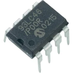 Microwire EEPROM Microchip 93LC56B/P kućište DIP-8 format:2kBit 128 x 16